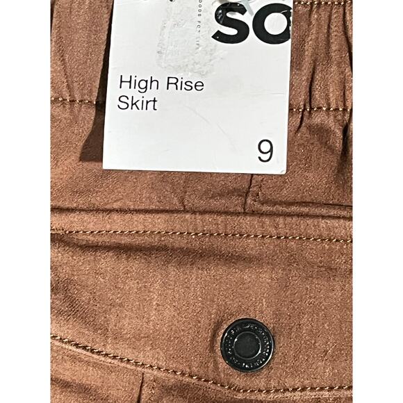 SO khaki cargo mini skirt 9 / 29 gorpcore 90s retro utility grunge Y2K preppy - Picture 5 of 8